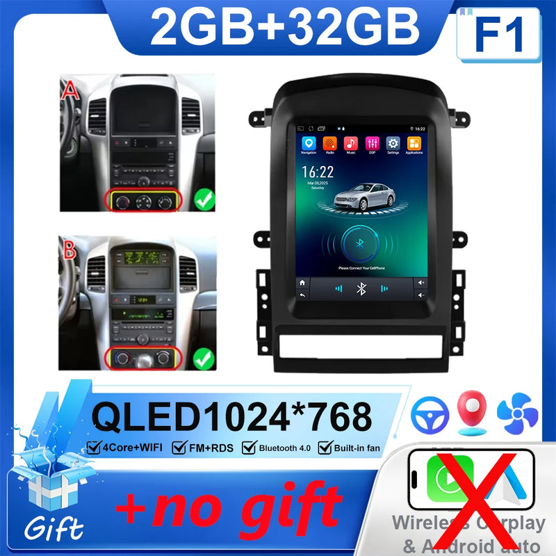 Autoradio CarPlay Chevrolet Captiva (2006-2012) – Écran vertical 9,7 pouces, jusqu'à 8 Go + 256 Go, vue 26