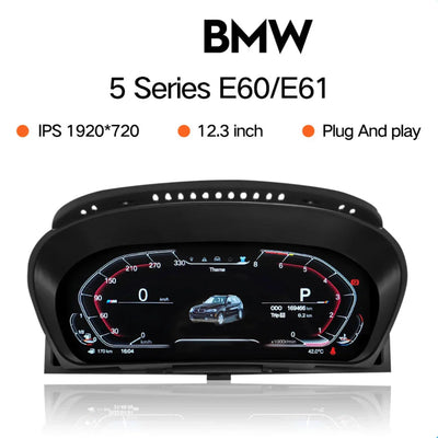 BMW Série 5 E60 E61 Virtual Cockpit Tableau de Bord