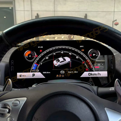 Accessoire Nissan 370Z vue de trois quarts sur fond studio