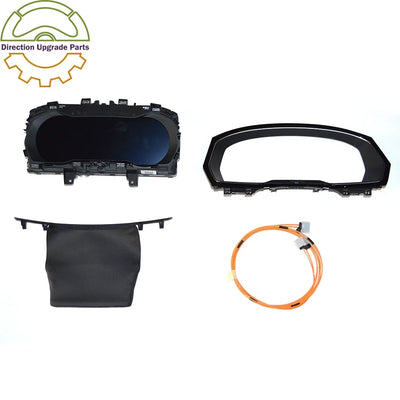 Active Info Display Passat B8 vue de trois quarts sur fond studio
