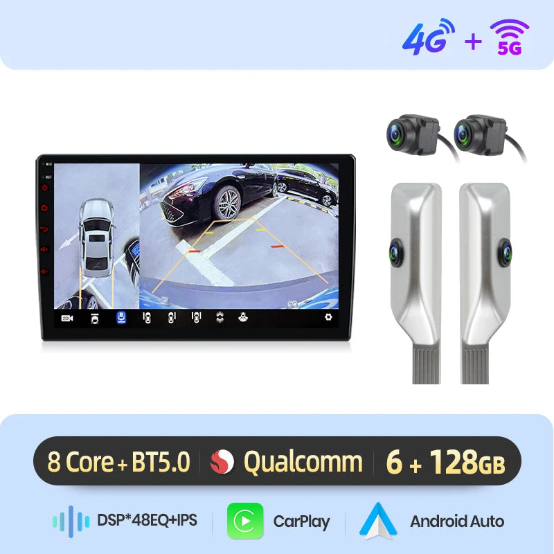 Autoradio 2 DIN Suzuki Swift caméra 360 écran HD