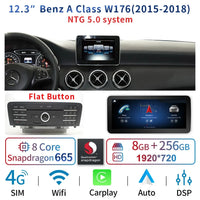 Autoradio CarPlay Mercedes Classe A W176, CLA C117, GLA X156 (2013-2018) – Écran 12,3 pouces, 4G, vue 37