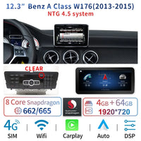 Autoradio CarPlay Mercedes Classe A W176, CLA C117, GLA X156 (2013-2018) – Écran 12,3 pouces, 4G, vue 35