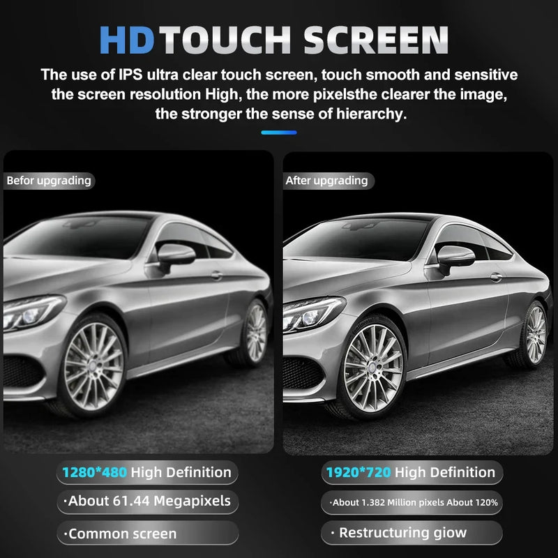 Autoradio CarPlay Mercedes Classe A W176, CLA C117, GLA X156 (2013-2018) – Écran 12,3 pouces, 4G, vue 16