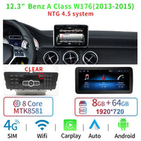Autoradio CarPlay Mercedes Classe A W176, CLA C117, GLA X156 (2013-2018) – Écran 12,3 pouces, 4G, vue 36