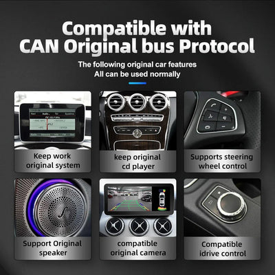 Autoradio Android 12,3'' pour Mercedes Classe A, CLA, GLA