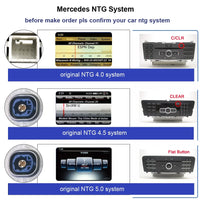 Autoradio CarPlay Mercedes Classe A W176, CLA C117, GLA X156 (2013-2018) – Écran 12,3 pouces, 4G, vue 9