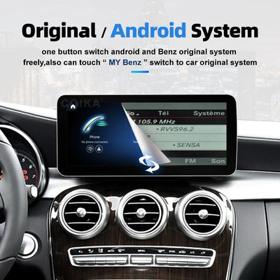 Autoradio Android 12,3'' pour Mercedes Classe A, CLA, GLA
