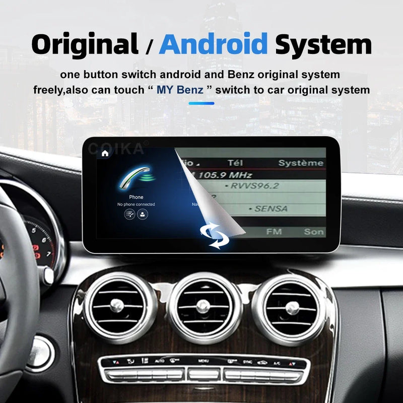 Autoradio CarPlay Mercedes Classe A W176, CLA C117, GLA X156 (2013-2018) – Écran 12,3 pouces, 4G, vue 22
