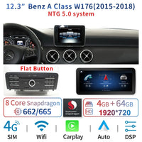 Autoradio CarPlay Mercedes Classe A W176, CLA C117, GLA X156 (2013-2018) – Écran 12,3 pouces, 4G, vue 38