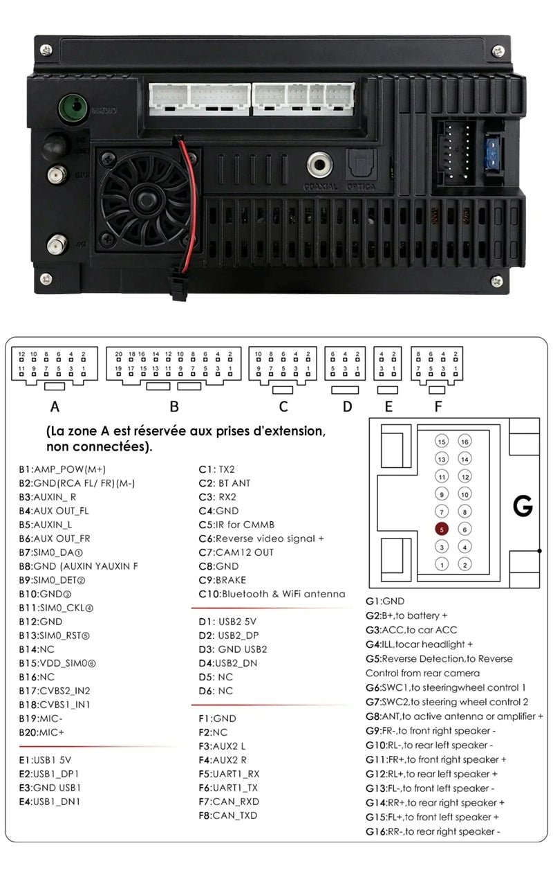 Autoradio CarPlay Volkswagen Passat B6 B7 CC (2005-2013) – Écran 7 pouces, Android 10, vue 5