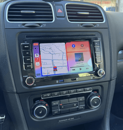 Autoradio Tactile Android Auto Apple CarPlay pour VW Passat 2005-2013