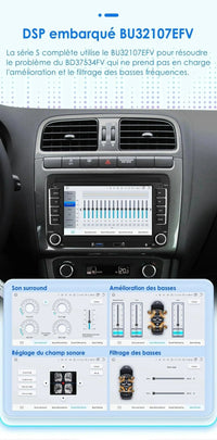 Autoradio CarPlay Volkswagen Passat B6 B7 CC (2005-2013) – Écran 7 pouces, Android 10, vue 9