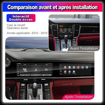 Porsche Panamera 970 Autoradio Android Double Écran Tactile