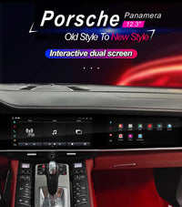 Autoradio CarPlay Porsche Panamera 970 (2010-2016) – Double Écran 12,3 + 11 Pouces, 8 Go / 128 Go, vue 9