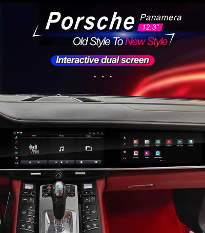 Porsche Panamera 970 Autoradio Android Double Écran Tactile