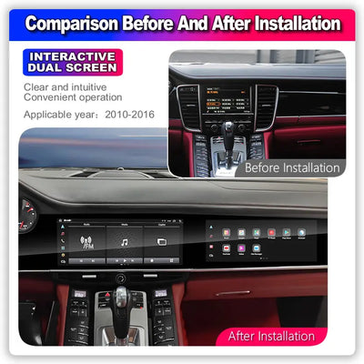 Porsche Panamera 970 Autoradio Android Double Écran Tactile
