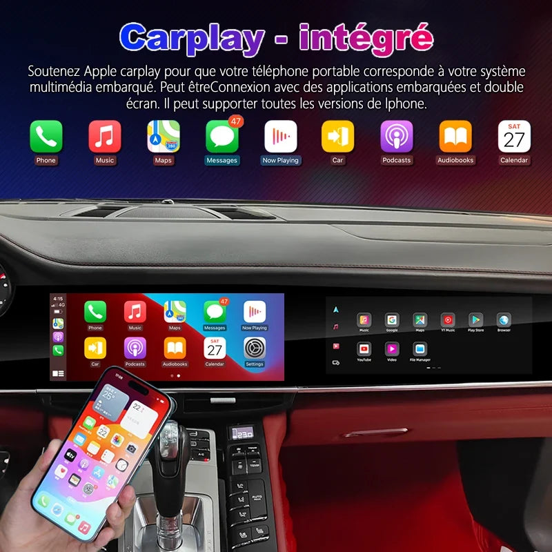 Porsche Panamera 970 Autoradio Android Double Écran Tactile