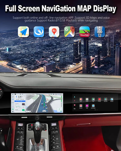Porsche Panamera 970 Autoradio Android Double Écran Tactile
