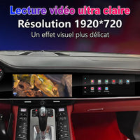 Autoradio CarPlay Porsche Panamera 970 (2010-2016) – Double Écran 12,3 + 11 Pouces, 8 Go / 128 Go, vue 4