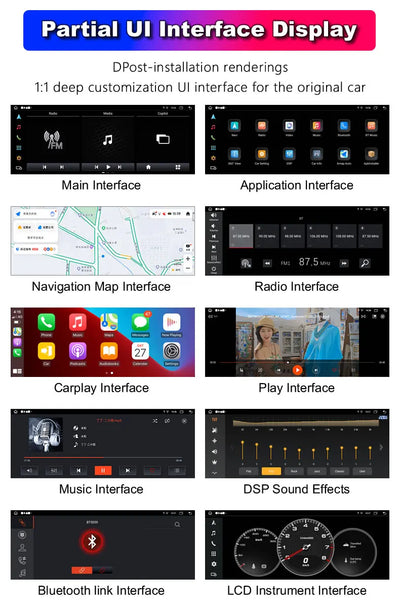 Porsche Panamera 970 Autoradio Android Double Écran Tactile