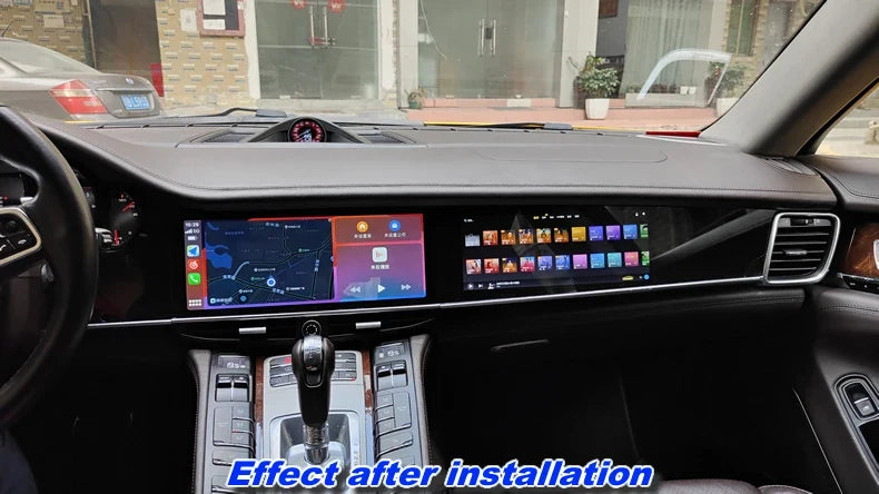 Autoradio CarPlay Porsche Panamera 970 (2010-2016) – Double Écran 12,3 + 11 Pouces, 8 Go / 128 Go, vue 8