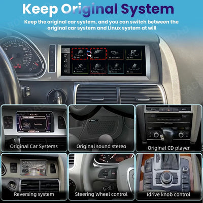 Autoradio pour Audi Q7 4L 2005-2015, Écran 10,25 Pouces, CarPlay