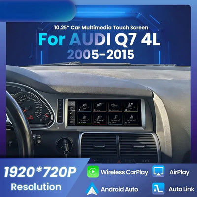 Autoradio pour Audi Q7 4L 2005-2015, Écran 10,25 Pouces, CarPlay