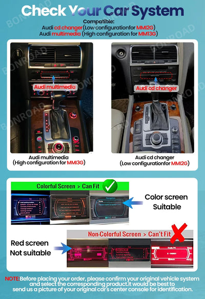 Autoradio pour Audi Q7 4L 2005-2015, Écran 10,25 Pouces, CarPlay