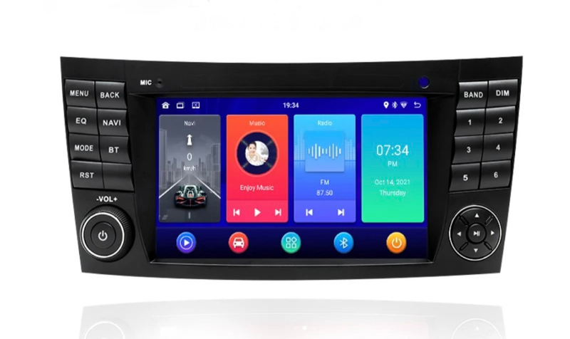 Autoradio CarPlay Mercedes Classe E W211 (2003-2009) – Android, 2 Go / 32 Go