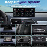 Autoradio CarPlay Audi A1 (2012-2018) – Écran 12,3 pouces, sans fil, RMC ou HNR, vue 6