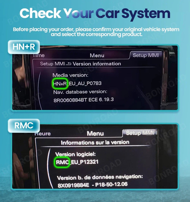 Autoradio CarPlay Audi A1 (2012-2018) – Écran 12,3 pouces, sans fil, RMC ou HNR, vue 4