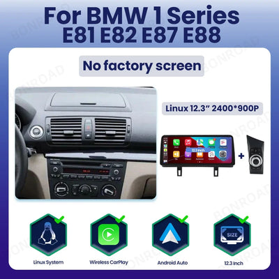 Autoradio CarPlay pour BMW Série 1 E81 E87