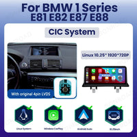 Autoradio CarPlay BMW Série 1 E81 E82 E87 E88 – Écran 10,25 ou 12,3 pouces, CCC et CIC, vue 9