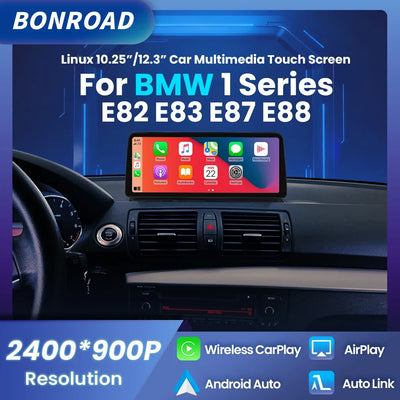 Autoradio CarPlay pour BMW Série 1 E81 E87