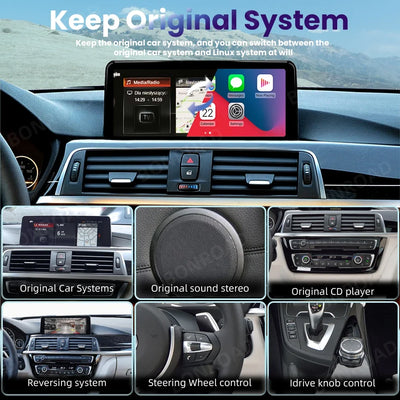 Autoradio CarPlay BMW Série 3 et 4 F30 F31 F33 F34 F36