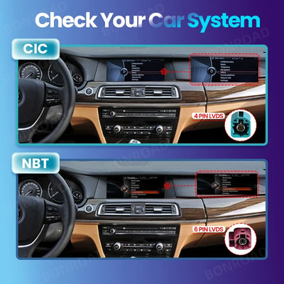 BMW Série 7 F01 F02 Autoradio CarPlay Écran Tactile