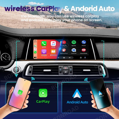 BMW Série 7 F01 F02 Autoradio CarPlay Écran Tactile