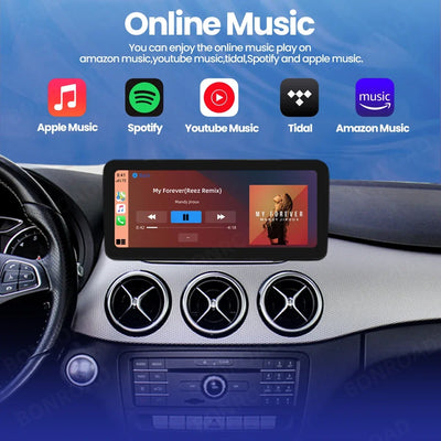 Autoradio CarPlay pour Mercedes-Benz Classe B W245 W246, Écran Tactile
