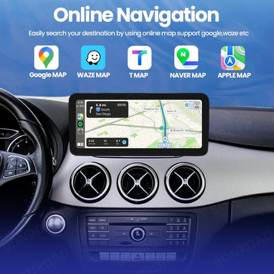 Autoradio CarPlay pour Mercedes-Benz Classe B W245 W246, Écran Tactile