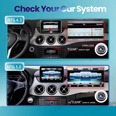 Autoradio CarPlay pour Mercedes-Benz Classe B W245 W246, Écran Tactile