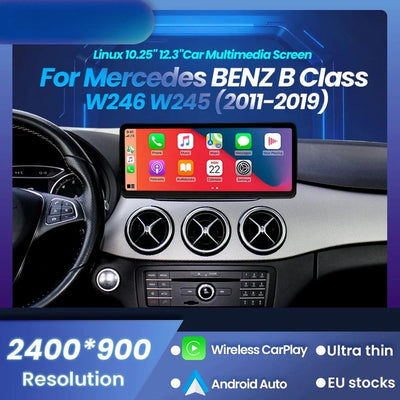 Autoradio CarPlay pour Mercedes-Benz Classe B W245 W246, Écran Tactile