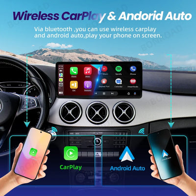Autoradio CarPlay pour Mercedes-Benz Classe B W245 W246, Écran Tactile