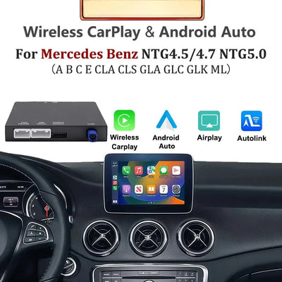 Décodeur CarPlay et Android Auto Sans Fil pour Mercedes