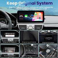 Autoradio CarPlay Mercedes Classe E W212 (2009-2016) – Écran 10,25 ou 12,3 pouces, vue 6
