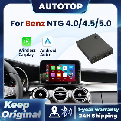 Becquet Voiture Décodeur CarPlay Sans Fil Mercedes GLK Classe E