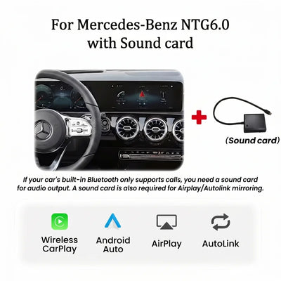 Module CarPlay sans Fil pour Mercedes Benz MBUX NTG6.0