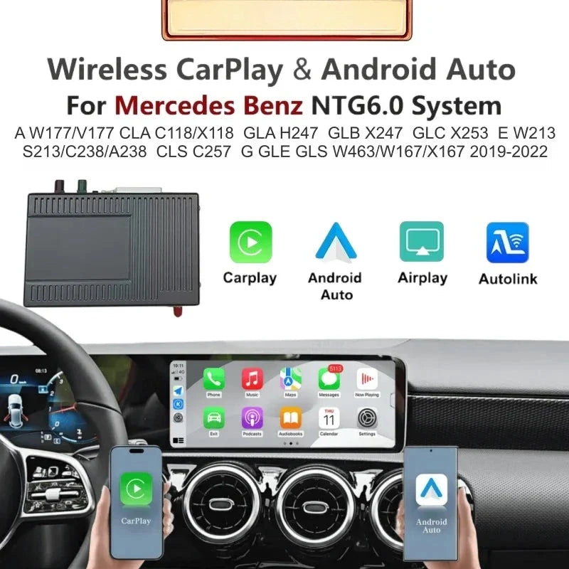 Module CarPlay sans Fil pour Mercedes Benz MBUX NTG6.0