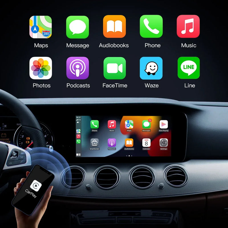 Adaptateur CarPlay Sans Fil Mercedes NTG 4.5 et 5.0