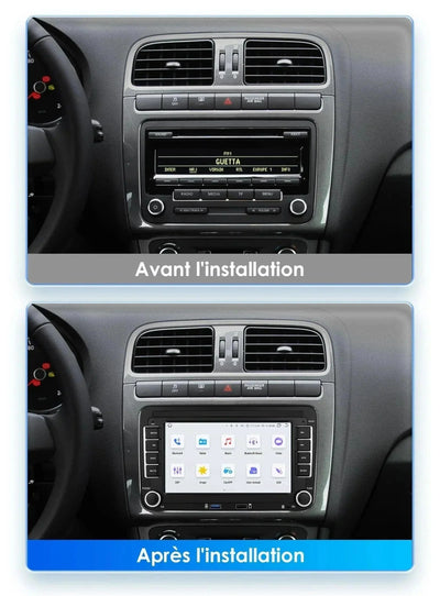 Autoradio Android Auto Apple CarPlay pour Volkswagen Touran 2003-2012